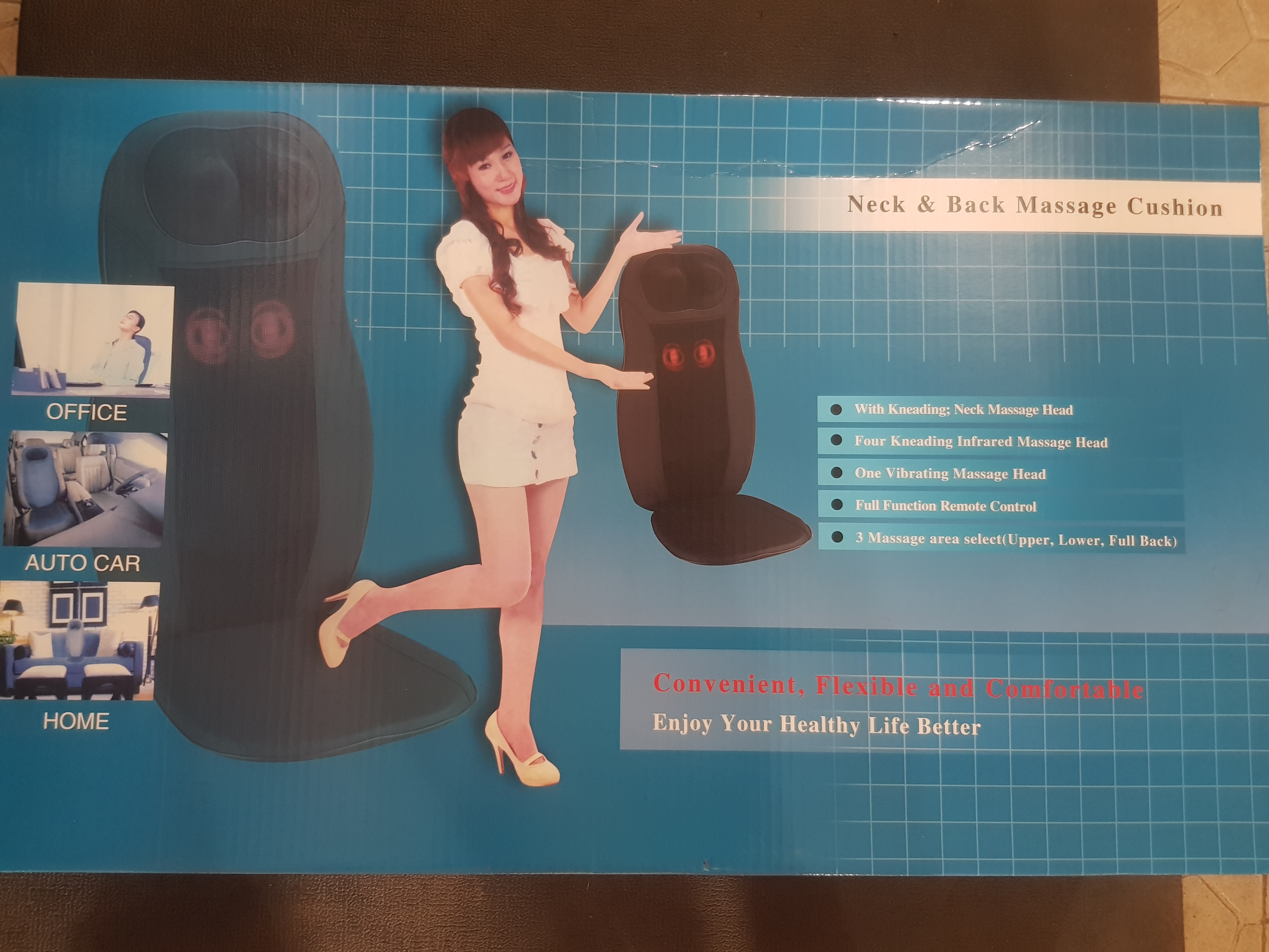 Neck & Back Massage Cushion