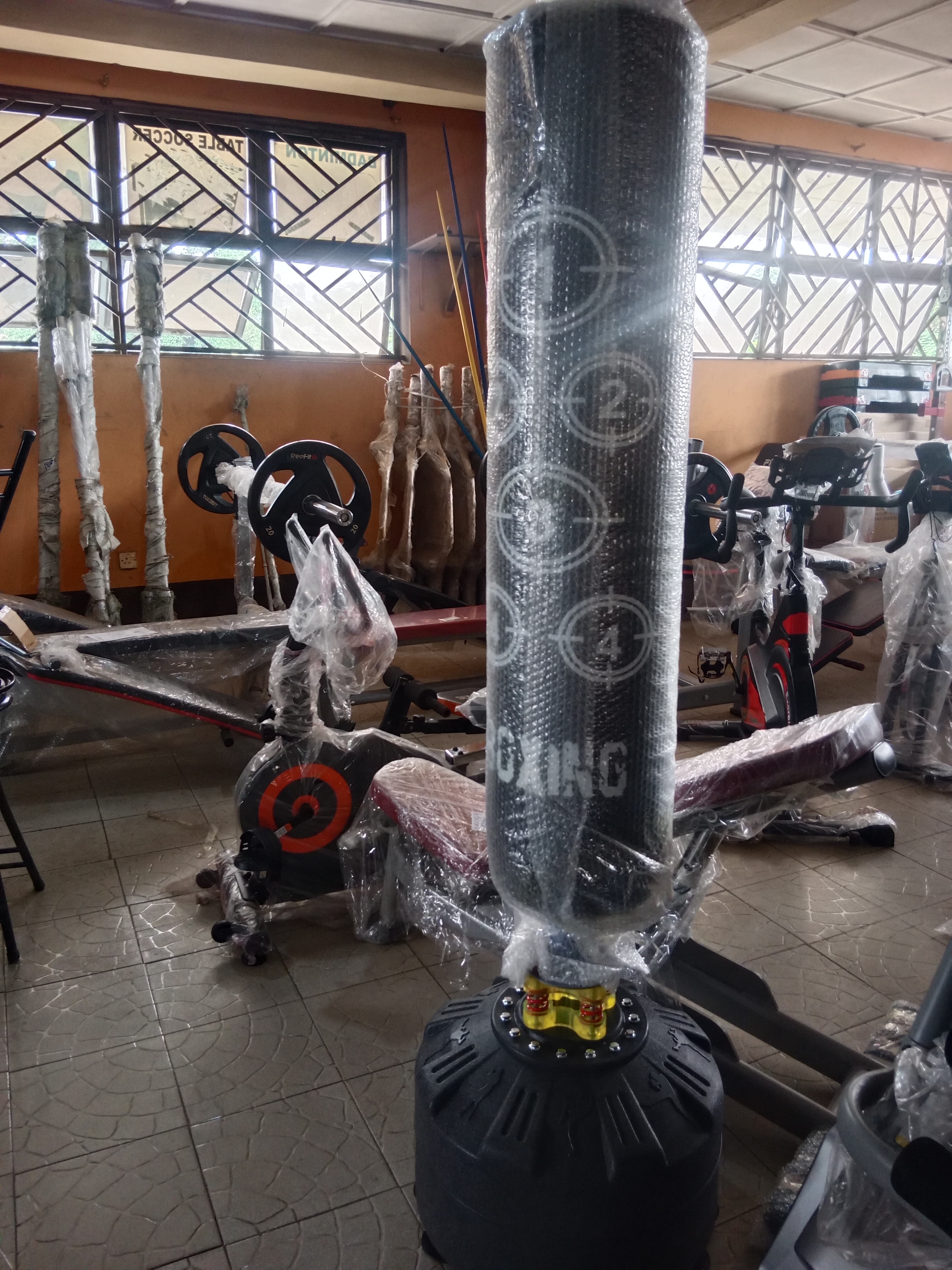 Punching Bag On Stand